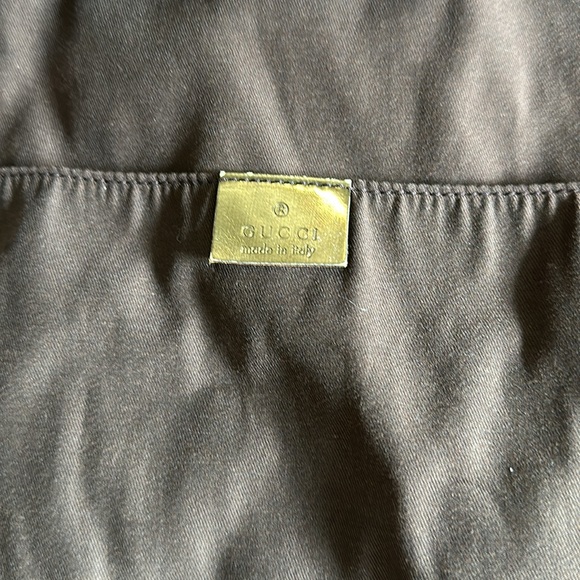 Beige GG Canvas Pink And Gold Web Tote Bag - Picture 10 of 13